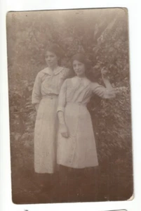 RPPC Eden Cumbria England YANWATH SALMON WALLGROVE PENRITH LONG HAIR GIRL ID - Picture 1 of 2