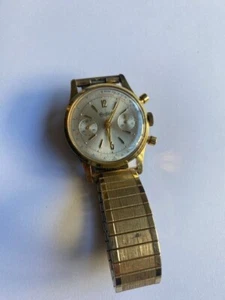 Vintage Swiss Made Gallet Chronograph Venus , Manual Wind Watch!Run goood 36 mn - Picture 1 of 9