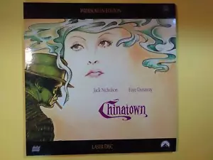 CHINATOWN Jack Nicholson, Faye Dunaway, John Huston 1974 Paramount R LASERDISC - Picture 1 of 5