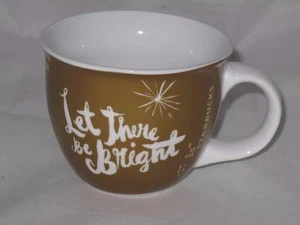 Taza dorada de Navidad Starbucks 2014 Let There Be Bright - Imagen 1 de 1