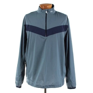 KJUS NWT 100% Polyester Dexter II 2.5L Half-Zip Jacket Size 58 (3XL US) In Blue - Picture 1 of 16