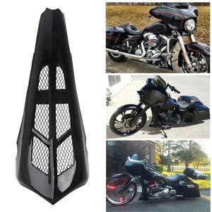 Vivid Black Tall Chin Spoiler Scoop Fit for Harley Road King Glide 2009-2013 USA