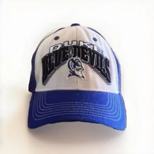 Duke Blue Devils Blue Spellout Logo Snapback Embroidered Hat Cap Top of World - Picture 1 of 12