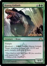 4x Skarrg Goliath - Foil - Launch Promo MTG Prerelease/Game Day/Launch Promos NM