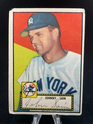 1952 Topps Baseball Johnny Sain #49 New York Yankees - Image 1 of 2