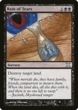 Rain of Tears 10th Edition MINT Black Uncommon MAGIC THE GATHERING CARD ABUGames
