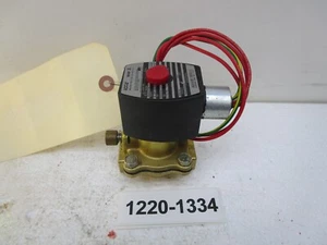 Asco Solenoid Valve EF8210G94JMO 110/120 VAC Air, Water, & Gas 150 PSI  1/2" NPT - Picture 1 of 4