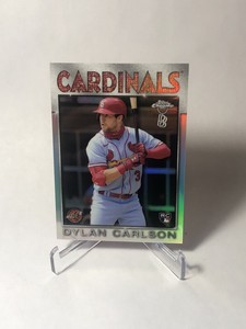 Dylan Carlson 2021 Topps Ben Baller 1986 Insert 86TB-6 RC. St. Louis cardinals