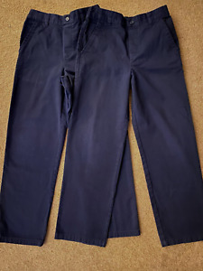 NWT! LOT OF 2 FRENCH TOAST PULL UP NAVY BLUE SCHOOL UNIFORM PANTS SIZE 12