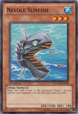 Needle Sunfish PHSW-EN010 Yu-Gi-Oh Card 1st Edition New - Image 1 of 3
