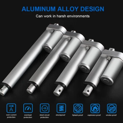 Attuatore lineare 1200N 12V/24V attuatore lineare motore lineare elettrico + controller  - Immagine 1 di 4