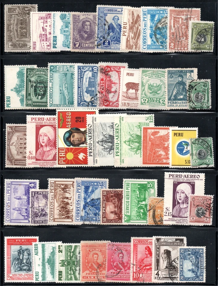 PERU, EXCELENTE LOTEE DE SELLOS, BUEN VALOR !!  (JUN0126) - Image 1 of 1