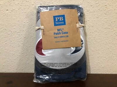 Funda de almohada estándar de parche para adolescentes de la NFL Texans de Pottery Barn PB 26 x 20 Navy NIP Foto 1 de 4