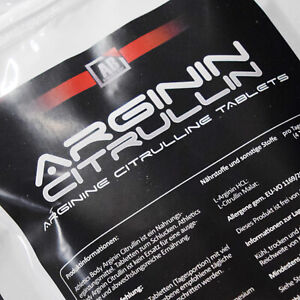 ARGININ + CITRULLIN - 200 Tabletten a 1000mg Hochdosiert Mega-Pump no Kapseln