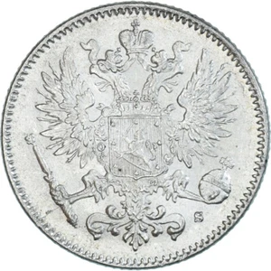 [#1174665] Coin, Finland, Nicholas II, 50 Penniä, 1916, Helsinki, AU, Sil, ver - Picture 1 of 2