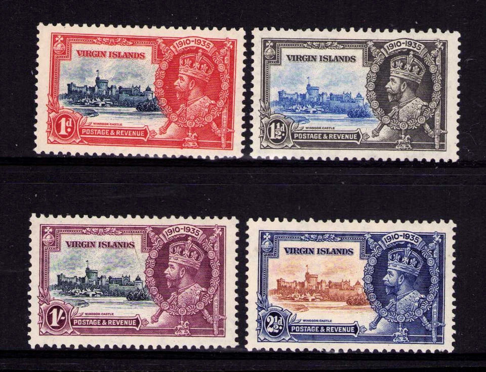Islas Vírgenes # 69 - 72 MNH Juego Jubileo de Plata Foto 1 de 1