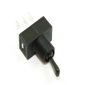 5 X HIGH QUALITY HEAVY DUTY BLACK TOGGLE SWITCH 3 PIN 230V SPDT SERIES 475 A7 - Bild 1 von 1