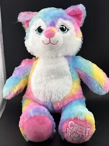 Peluche Build A Bear Great Wolf Lodge Pastel Arco Iris 2021 Edición Limitada BAB-EUC - Imagen 1 de 5