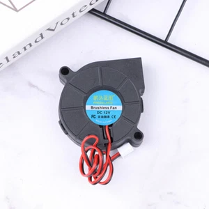 DC 5V 12V 24V 5015 Turbo Fan Blower Extruder Radiator Diameter 5CM Cooling Fan - Afbeelding 1 van 15