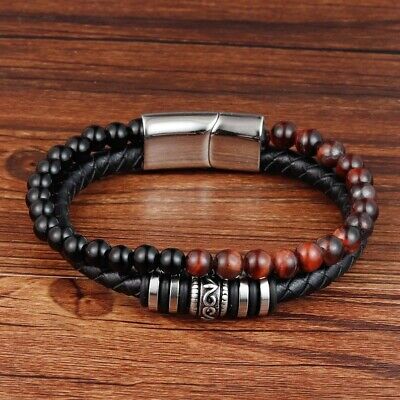 Zodiac Bracelet for Men 8mm 10mm Natural Black Onyx Stone Zodiac Bracelet for Men 8mm 10mm Natural Black Onyx Stone