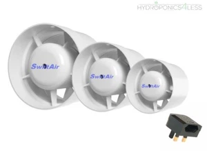 Ventilador grifo de carbono 4 5 6 pulgadas en línea sala de cultivo hidropónico para sala de cultivo - Imagen 1 de 2
