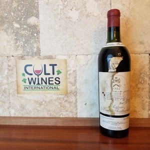 RP 100 pts! Legendary 1945 Chateau Mouton Rothschild Bordeaux wine, Pauillac