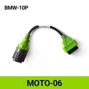 Motorcycle Diagnostic Cable 06 For BMW 10Pin to DB15PIN Connect Adapter - Imagen 1 de 2