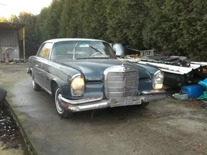 Mercedes 220se coupé,1962,scheunenfund,erste bisitzer 191.000km zum restaurieren - Bild 1 von 12