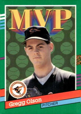 1991 Donruss #393b Gregg Olson - Baltimore Orioles - Image 1 of 2
