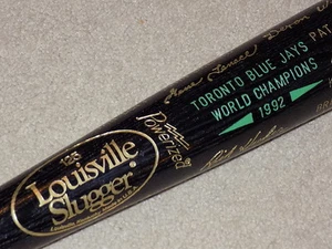 1992 Toronto Blue Jays H&B World Series Black Bat Winfield Alomar Jack Morris - Bild 1 von 1