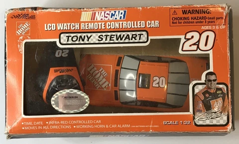 Tony Stewart LCD Watch Remote Controlled Car #20 1:32 Scale Cover