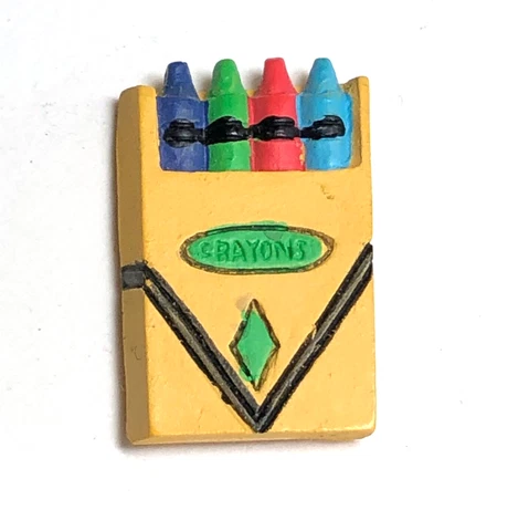 Crayon Pack from School Days Blumenthal Button Collection Cover