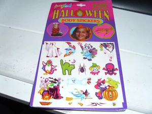 Vintage Lisa Frank Halloween Body Stickers Temporary Tattoos sealed - Picture 1 of 2