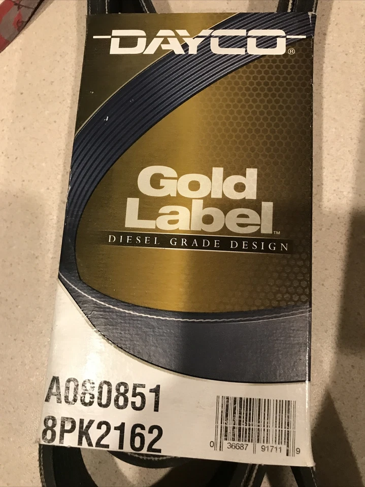 Cinturón Serpentine Dayco A080851 supercargador para Chevrolet Corvette 2015 Foto 1 de 1