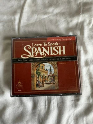 The Learning Company Learn To Speak Spanish 3 Disc Set CD-ROM 1998 Version 7.0 - Image 1 of 4