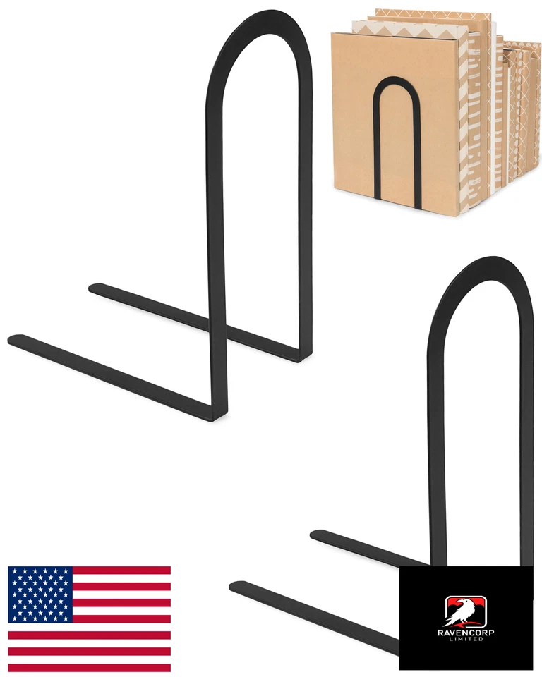 Elementos de espectro grandes modernos extremos de libro de metal para estantes - decorativos y durables Foto 1 de 4