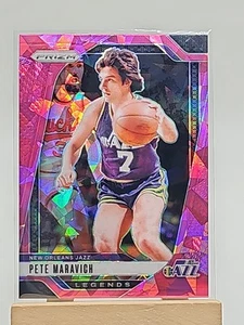 2024-25 Panini Prizm - Legends Pete Maravich #278 Pink Ice Prizm - Picture 1 of 2