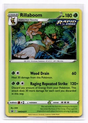 Rillaboom - SWSH: Sword & Shield Promo Cards - Pokemon NM SWSH277 - Image 1 of 2