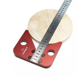 Center Finder Line Gauge Square Center Scribe Carpenter Woodworking Ruler 45 ... - Picture 1 of 7