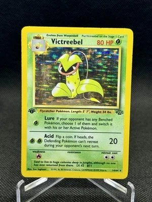Pokémon TCG Victreebel Jungle 1st Edition Holo Rare MP/LP Vintage Free Shipping - Image 1 of 2