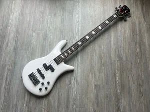 Spector Euro4 Classic Solid Gloss White EMG Gotoh Hardware BTS Preamp 7.5+ lbs - Picture 1 of 5