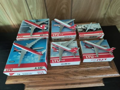 Juego de 6 modelos diecast Schabak LTU German Airlines 1/600 Foto 1 de 4