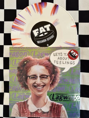 Lagwagon - Let’s Talk About Feelings - White/ Purple, Red Splatter - Fat Store - Image 1 of 4