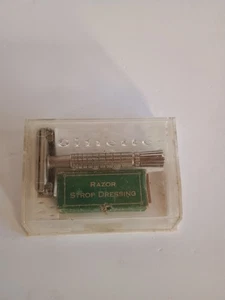 Juego de navaja de seguridad Gillette Super Speed 1965 vintage punta acampanada - Imagen 1 de 6
