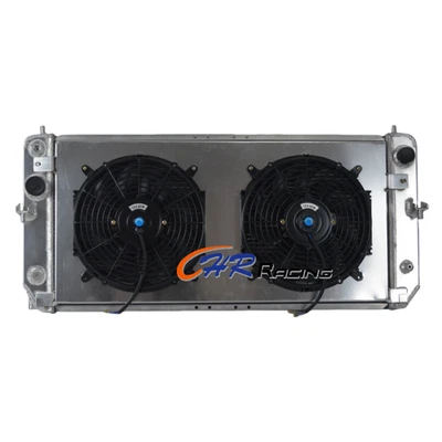#2474 Aluminum Radiator+Shroud+Fan for 1998 1999 2000 Cadillac Seville V8 4.6L - Image 1 of 4