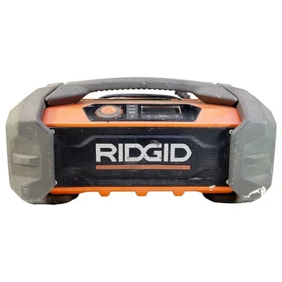 Radio híbrida inalámbrica/con cable para sitio de trabajo RIDGID R84087 18V con Bluetooth Foto 1 de 4