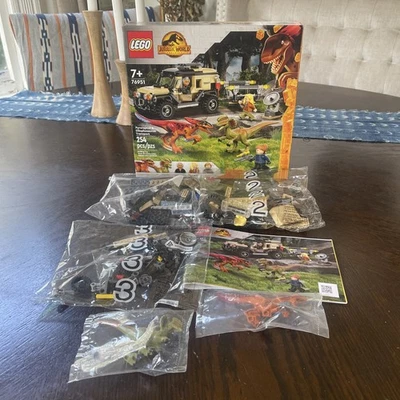 LEGO Jurassic World #76951: Pyroraptor & Dilophosaurus Transport NIOB See Desc. - Image 1 of 4
