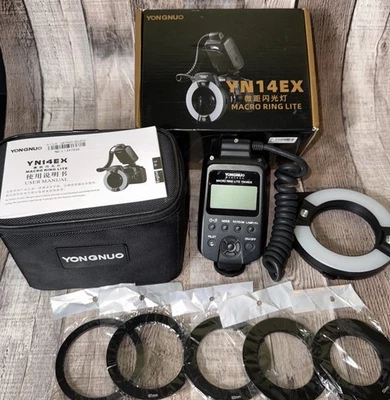 YONGNUO YN14EX Macro Ring Lite Flash Speedlite Light for Canon EOS (Parts Only) - Image 1 of 4