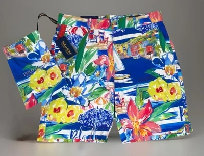 POLO RALPH LAUREN SIZE 33 MENS CLASSIC FIT GOLF SHORTS OR SWIM TRUNKS POUCH $125 - Image 1 of 4