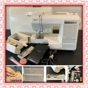 ✅Kenmore Computarized Embroidery Sewing Machine 215 Funtion Fonts #s, Hard Cover - Picture 1 of 16